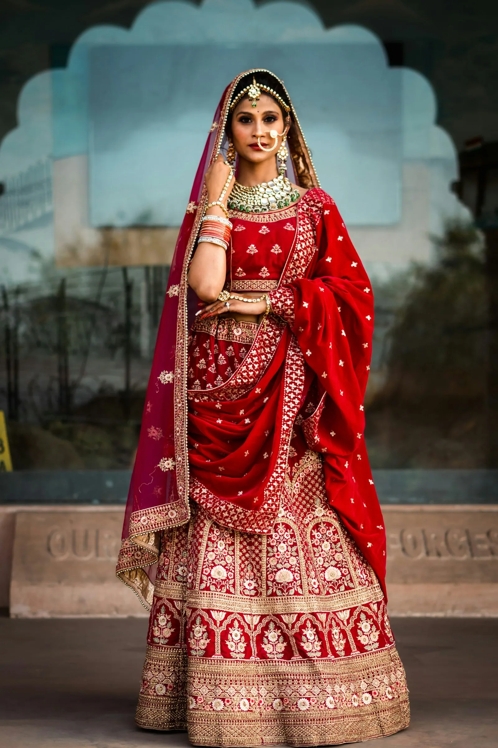 A bride finished by the Laa Vidaa team